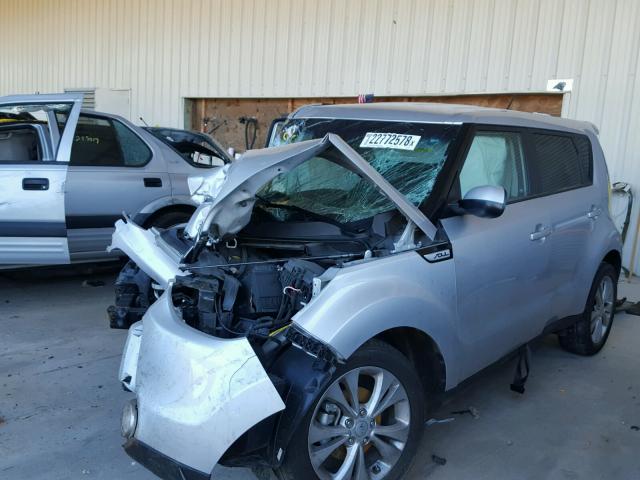 KNDJP3A57G7858109 - 2016 KIA SOUL + SILVER photo 2