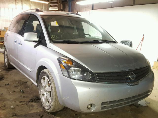 5N1BV28U99N108027 - 2009 NISSAN QUEST S SILVER photo 1