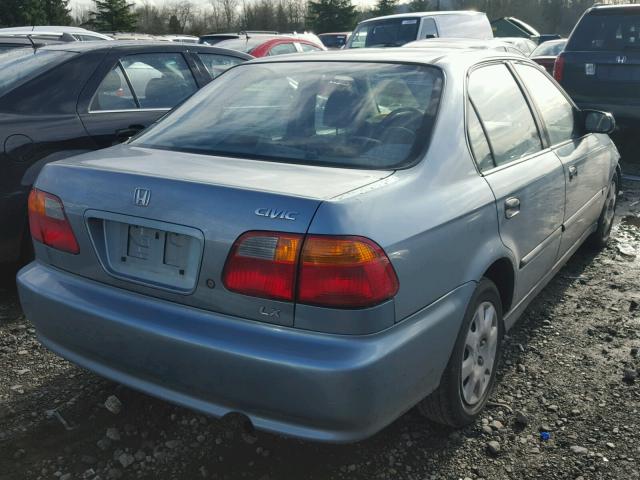 2HGEJ667XYH542130 - 2000 HONDA CIVIC LX TEAL photo 4