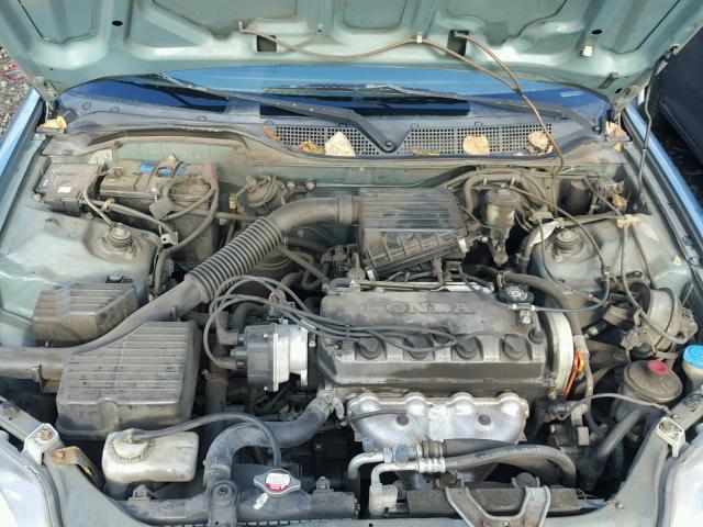 2HGEJ667XYH542130 - 2000 HONDA CIVIC LX TEAL photo 7