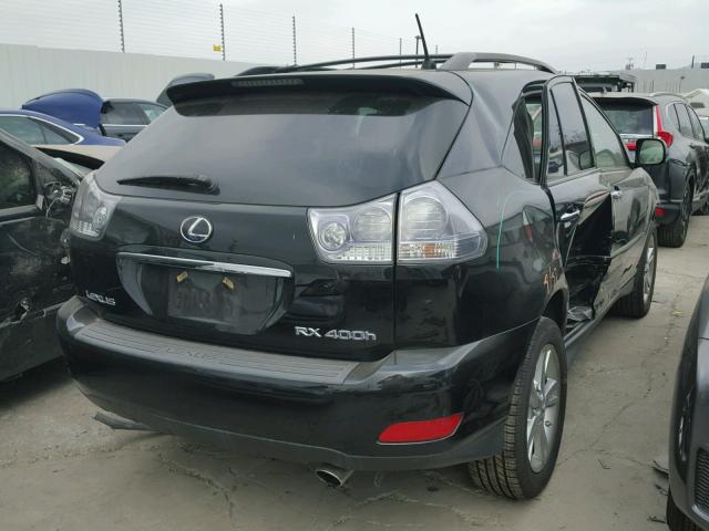 JTJHW31U182865156 - 2008 LEXUS RX 400H BLACK photo 4