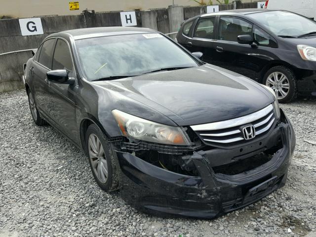 1HGCP2F82BA027023 - 2011 HONDA ACCORD EXL BLACK photo 1