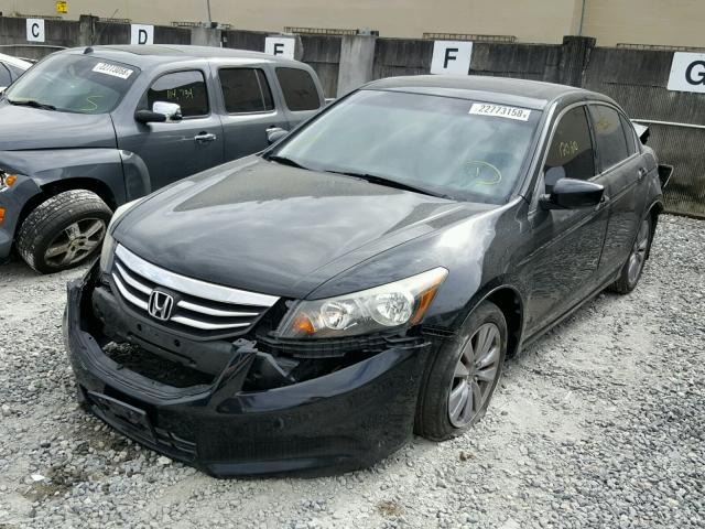 1HGCP2F82BA027023 - 2011 HONDA ACCORD EXL BLACK photo 2