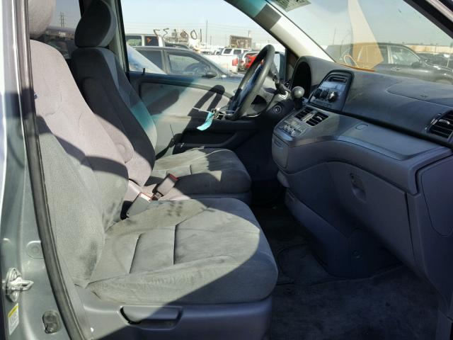 5FNRL38417B093212 - 2007 HONDA ODYSSEY EX BLUE photo 5