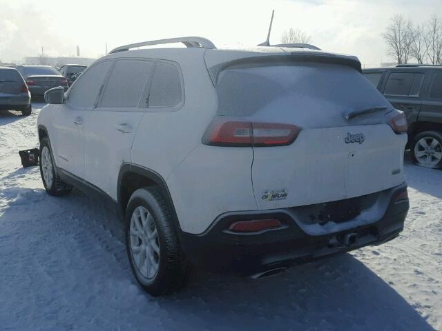 1C4PJMCS8GW209848 - 2016 JEEP CHEROKEE L WHITE photo 3