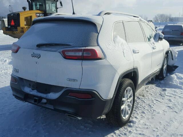 1C4PJMCS8GW209848 - 2016 JEEP CHEROKEE L WHITE photo 4