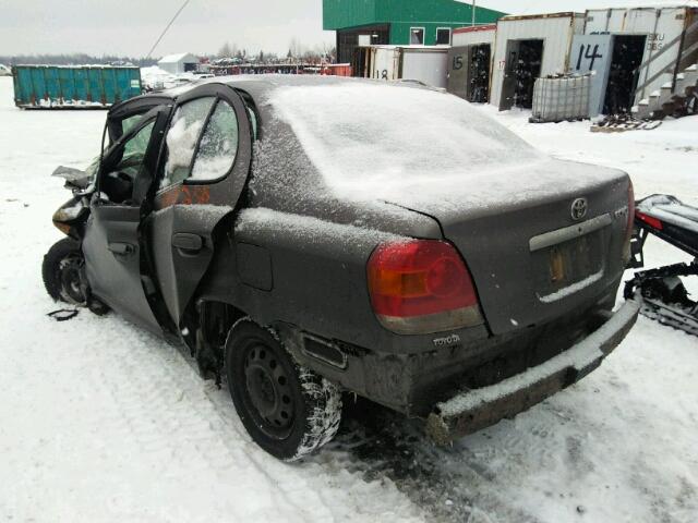 JTDBT123750352903 - 2005 TOYOTA ECHO CHARCOAL photo 3