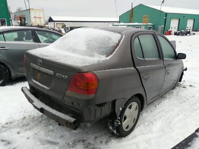 JTDBT123750352903 - 2005 TOYOTA ECHO CHARCOAL photo 4