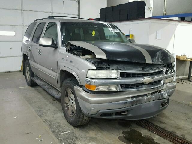 1GNEK13T11J119108 - 2001 CHEVROLET TAHOE K150 GRAY photo 1