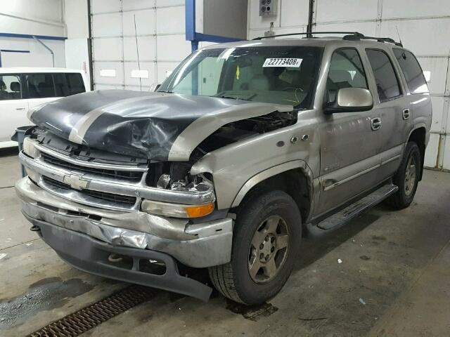 1GNEK13T11J119108 - 2001 CHEVROLET TAHOE K150 GRAY photo 2