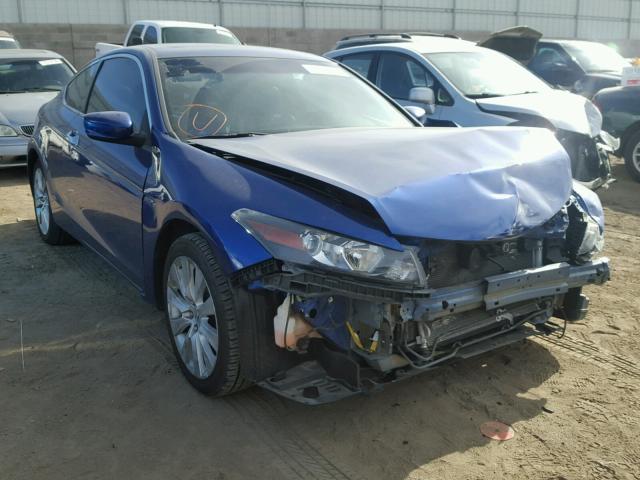 1HGCS22828A017475 - 2008 HONDA ACCORD EXL BLUE photo 1