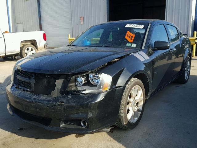 1C3CDZBG9CN198203 - 2012 DODGE AVENGER R/ BLACK photo 2