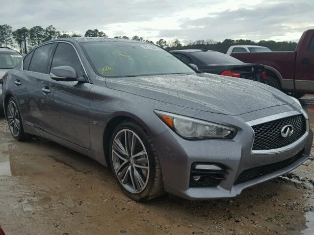 JN1BV7AP6FM357556 - 2015 INFINITI Q50 BASE Gris foto 1