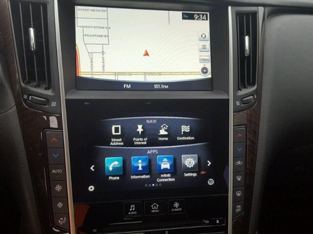 JN1BV7AP6FM357556 - 2015 INFINITI Q50 BASE Gris foto 9