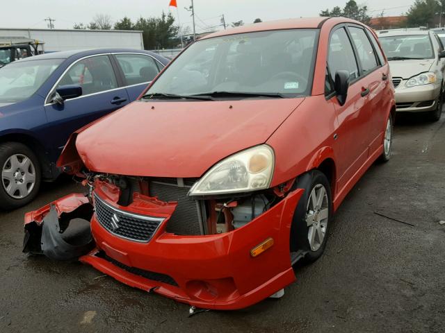 JS2RD62H065351641 - 2006 SUZUKI AERIO RED photo 2