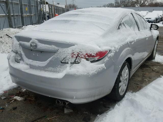 1YVHZ8DH2C5M42772 - 2012 MAZDA 6 I SILVER photo 4