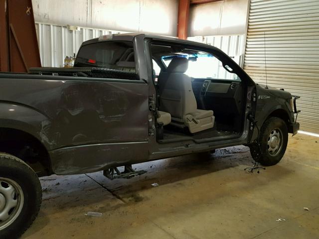 1FTVX1CV4AKE42753 - 2010 FORD F150 SUPER GRAY photo 9