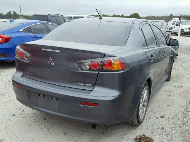 JA32U2FU0BU039829 - 2011 MITSUBISHI LANCER ES/ GRAY photo 4