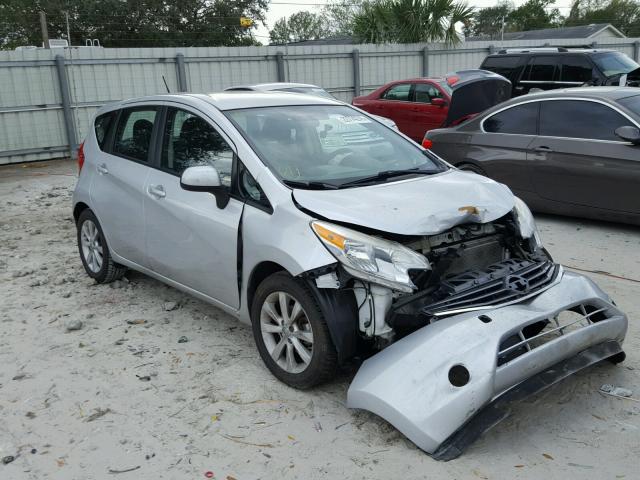 3N1CE2CP3EL375137 - 2014 NISSAN VERSA NOTE SILVER photo 1