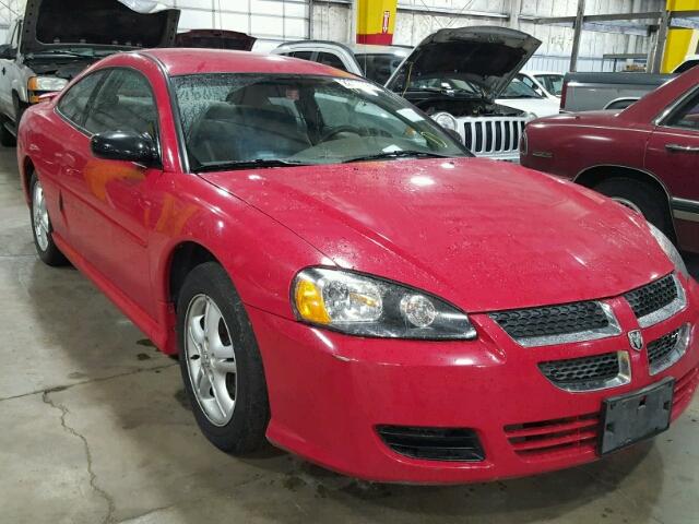 4B3AG42G94E151655 - 2004 DODGE STRATUS SX RED photo 1