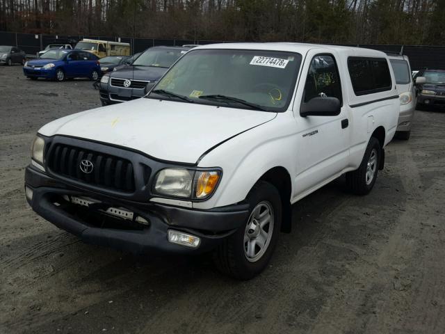 5TENL42N84Z400391 - 2004 TOYOTA TACOMA WHITE photo 2