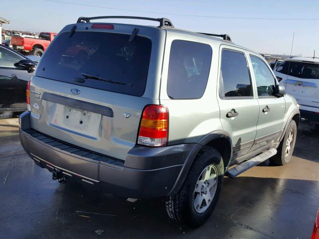 1FMYU03165KE48083 - 2005 FORD ESCAPE XLT GREEN photo 4