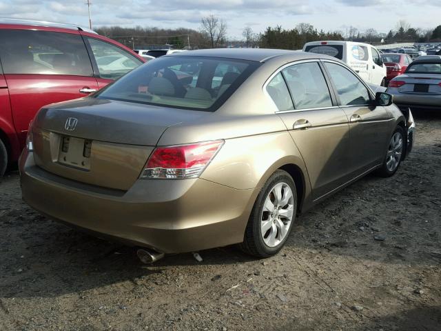 1HGCP26759A196566 - 2009 HONDA ACCORD EX BEIGE photo 4