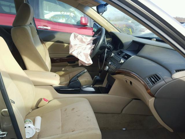 1HGCP26759A196566 - 2009 HONDA ACCORD EX BEIGE photo 5