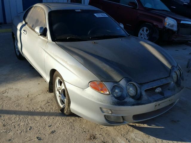 KMHJG35F7YU157278 - 2000 HYUNDAI TIBURON SILVER photo 1