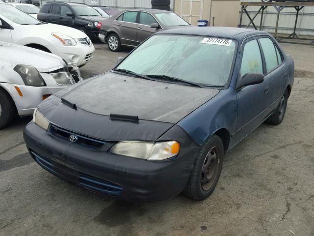 2T1BR12E2XC164749 - 1999 TOYOTA COROLLA VE BLUE photo 2