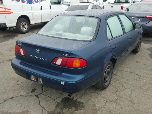 2T1BR12E2XC164749 - 1999 TOYOTA COROLLA VE BLUE photo 4