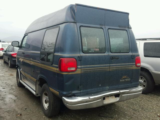 2B6HB11XXXK563388 - 1999 DODGE RAM VAN B1 BLUE photo 3