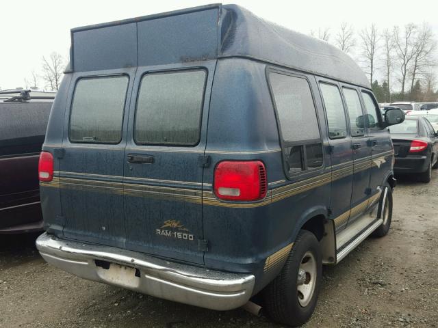 2B6HB11XXXK563388 - 1999 DODGE RAM VAN B1 BLUE photo 4