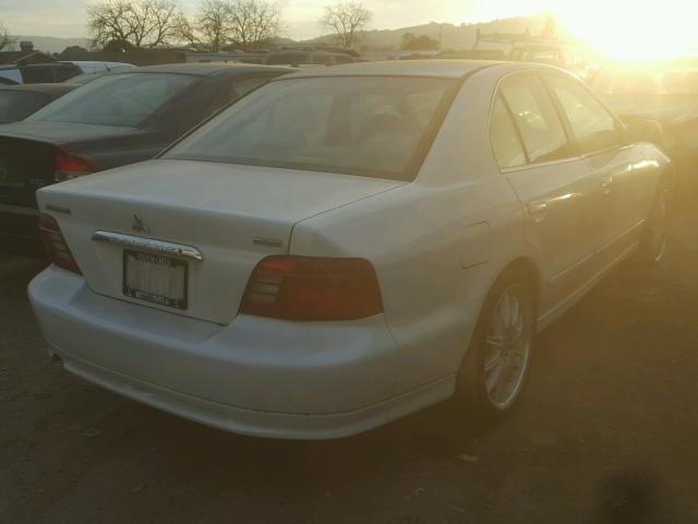 4A3AA46G21E227446 - 2001 MITSUBISHI GALANT ES WHITE photo 4