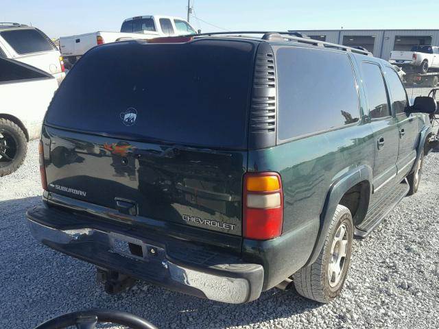 3GNEC16T51G273928 - 2001 CHEVROLET SUBURBAN C GREEN photo 4