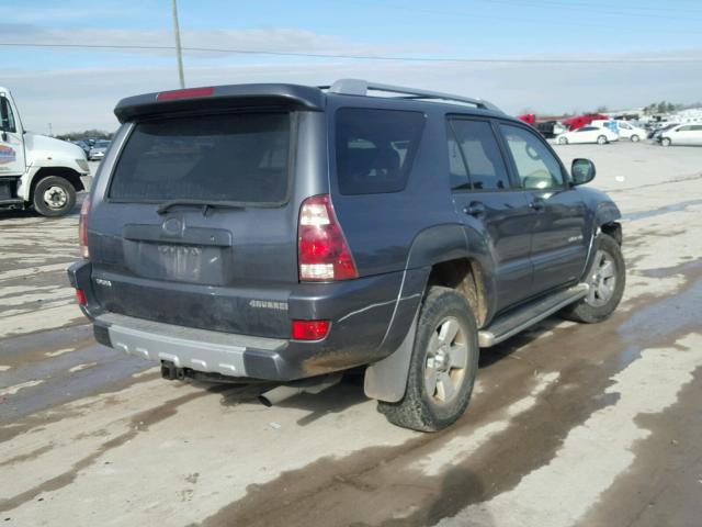 JTEBU17R830013800 - 2003 TOYOTA 4RUNNER LI GRAY photo 4