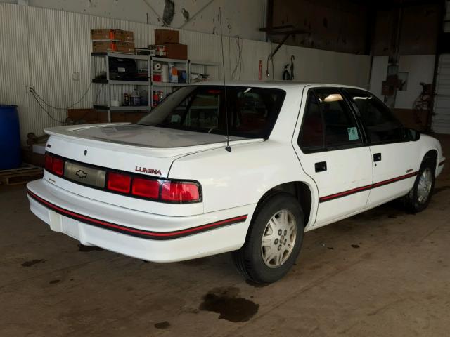 2G1WN54TXP1139623 - 1993 CHEVROLET LUMINA EUR WHITE photo 4