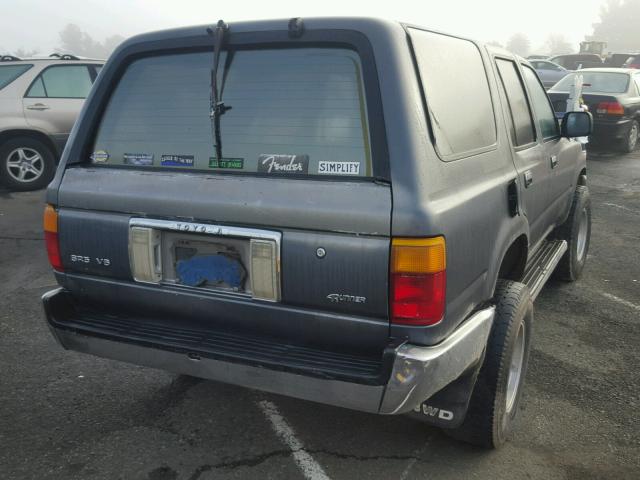 JT3VN39W5L8009268 - 1990 TOYOTA 4RUNNER VN GRAY photo 4