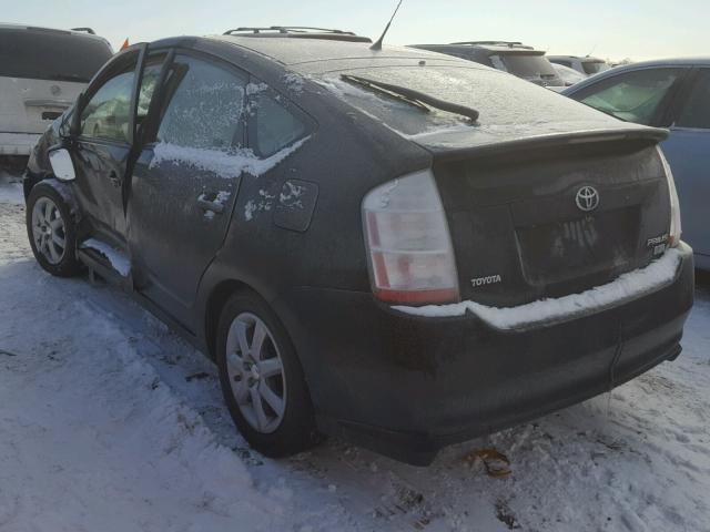 JTDKB20U473287370 - 2007 TOYOTA PRIUS BLACK photo 3