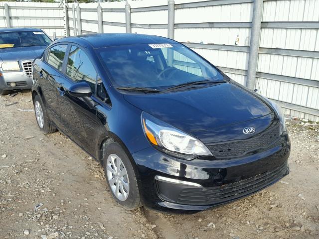 KNADM4A30H6057391 - 2017 KIA RIO LX BLACK photo 1