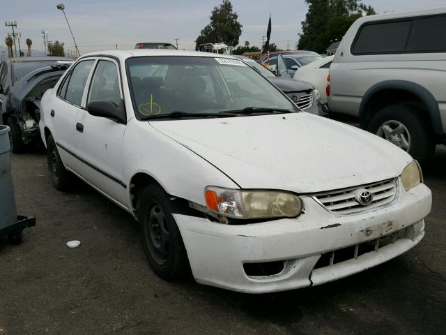 1NXBR12E41Z462385 - 2001 TOYOTA COROLLA CE WHITE photo 1