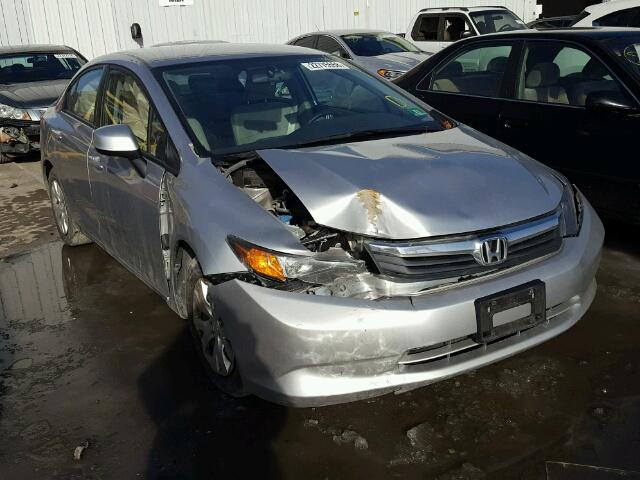 19XFB2F52CE372065 - 2012 HONDA CIVIC LX SILVER photo 9