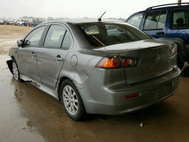 JA32U2FU6DU004327 - 2013 MITSUBISHI LANCER ES/ GRAY photo 3