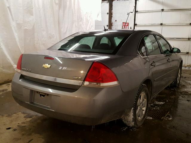 2G1WT58K079369910 - 2007 CHEVROLET IMPALA LT GRAY photo 4