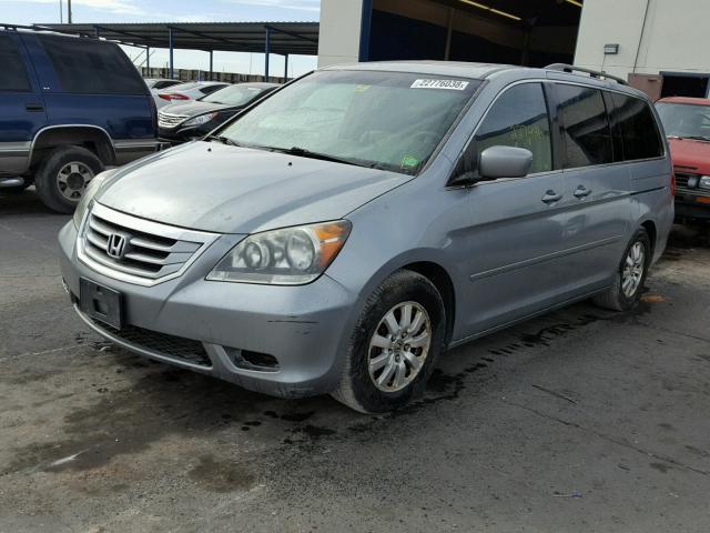 5FNRL38729B039835 - 2009 HONDA ODYSSEY EX SILVER photo 2