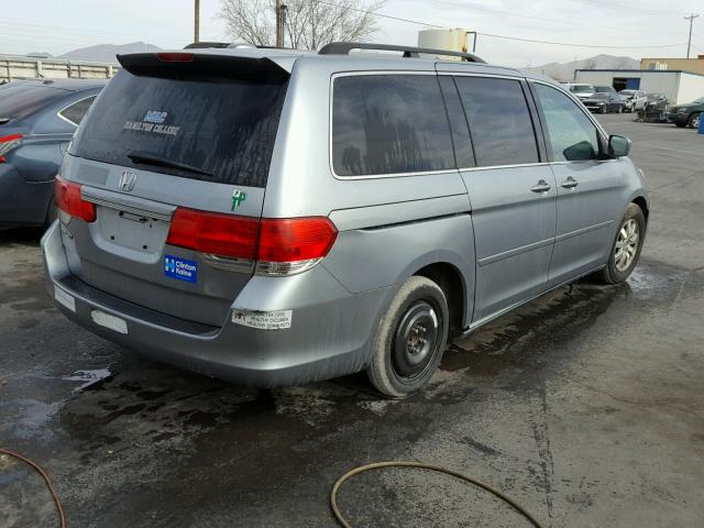 5FNRL38729B039835 - 2009 HONDA ODYSSEY EX SILVER photo 4