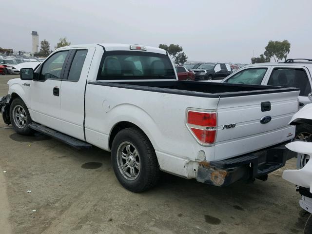 1FTEX1CM3EFA70618 - 2014 FORD F150 SUPER WHITE photo 3