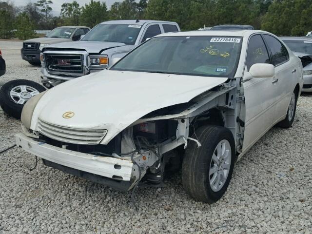 JTHBA30G945041187 - 2004 LEXUS ES 330 WHITE photo 2