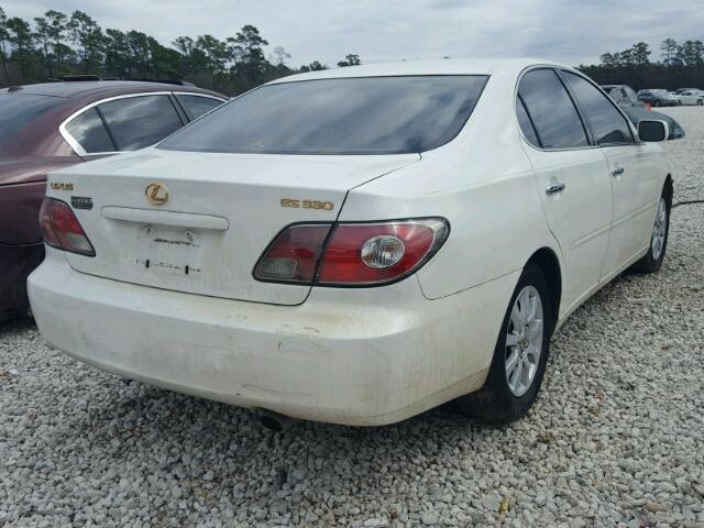 JTHBA30G945041187 - 2004 LEXUS ES 330 WHITE photo 4