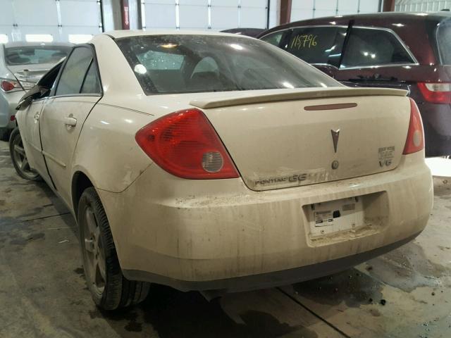 1G27G57N784130500 - 2008 PONTIAC G6 BASE WHITE photo 3